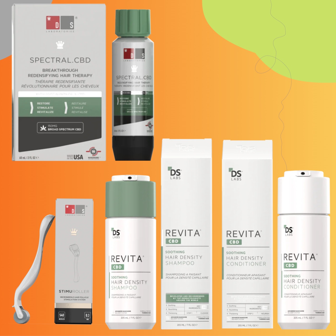 پکیج ضد ریزش و رویش مجدد مو CBD، مخصوص موهای خشک و افرادی که تازه کاشت مو نموده‌اند